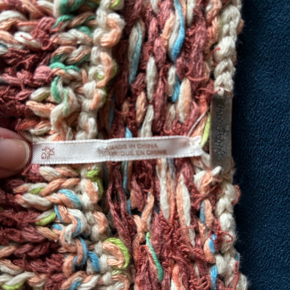 Free People Multicolor Knit Women's Top - Picture 7 of 13